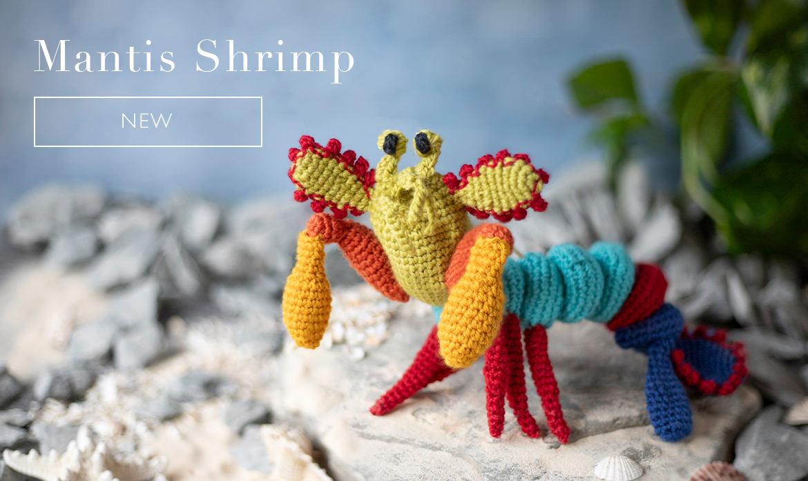 new pride pattern marsha mantis shrimp colour crochet